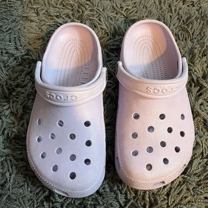Lilac Crocs